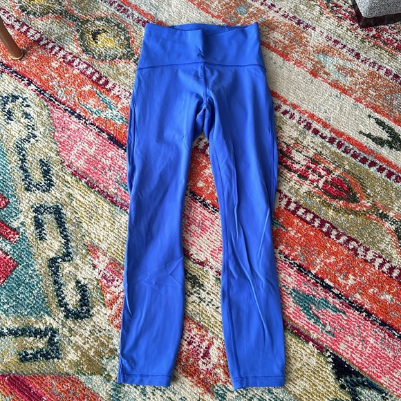 Lululemon Train Times 7/8 Pant 25" ••Blazer Blue - Picture 4 of 9